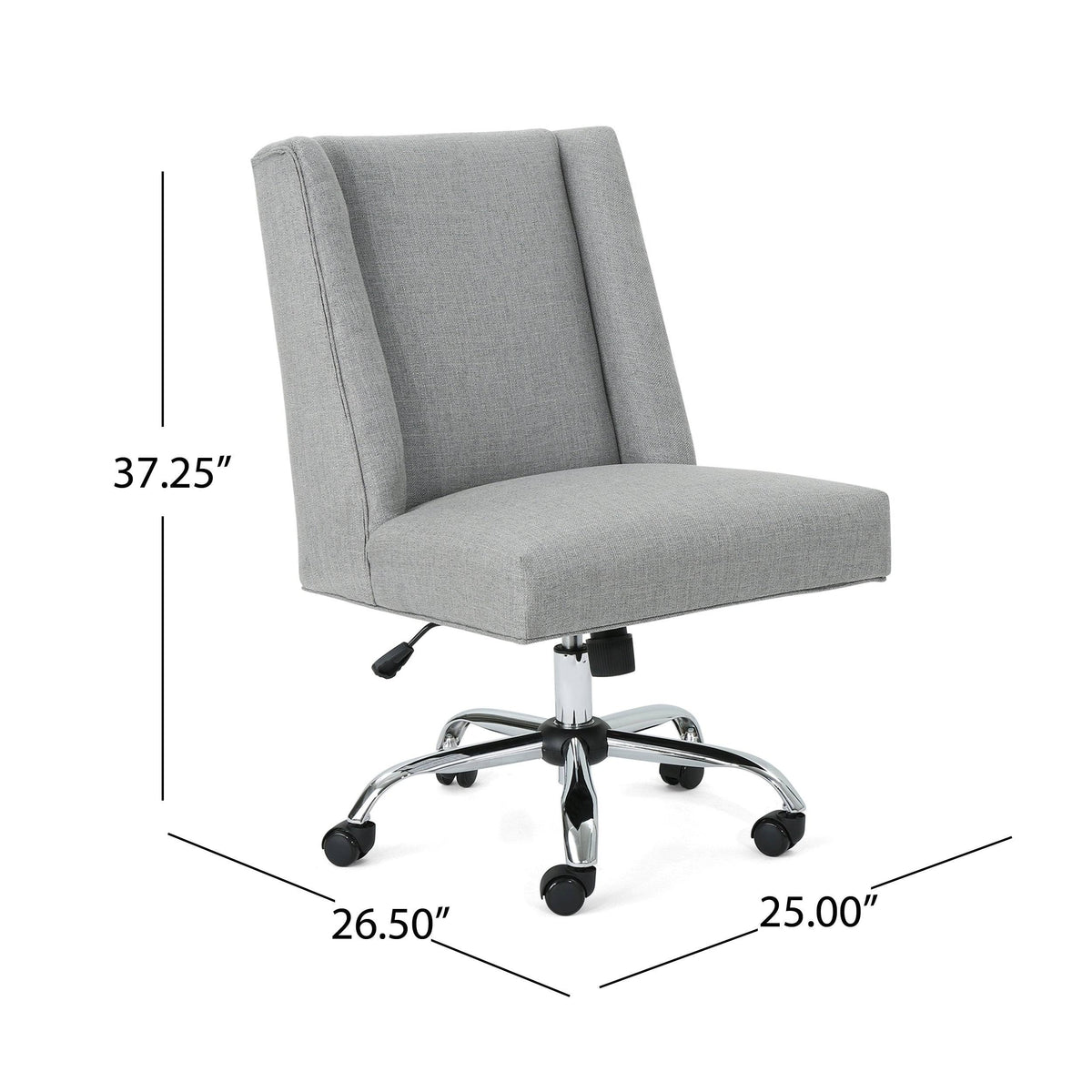 Gray and Chrome Office Chair X240