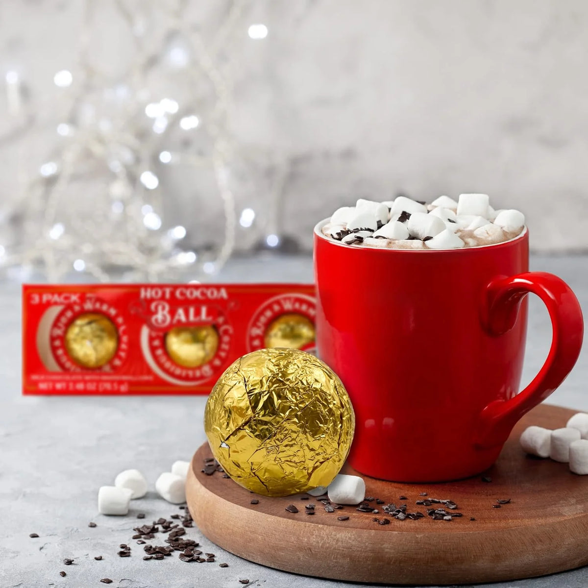 Hot Chocolate With Mini Marshmallows, Pack Of 2 J2165