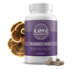 Turkey Tail Mushroom Extract Capsules Organic 120 Count X657217
