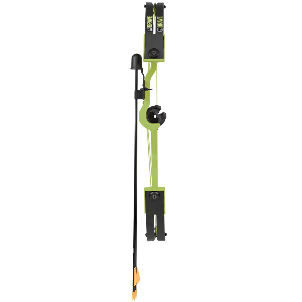 Green Youth Bow with Whisker Biscuit, Arrows, Armguard, and Arrow Quiver U737