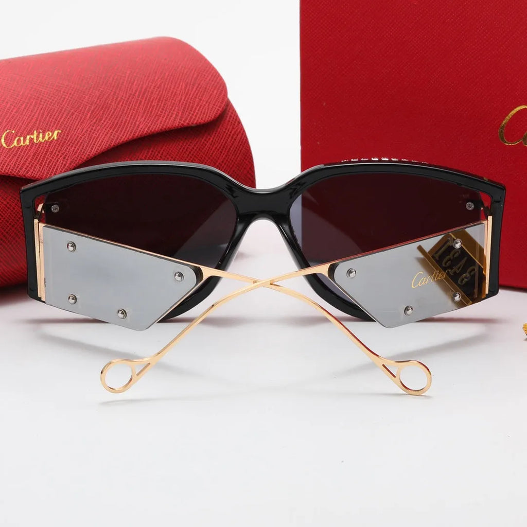 Luxury Rhinestone Polarized Sunglasses B887