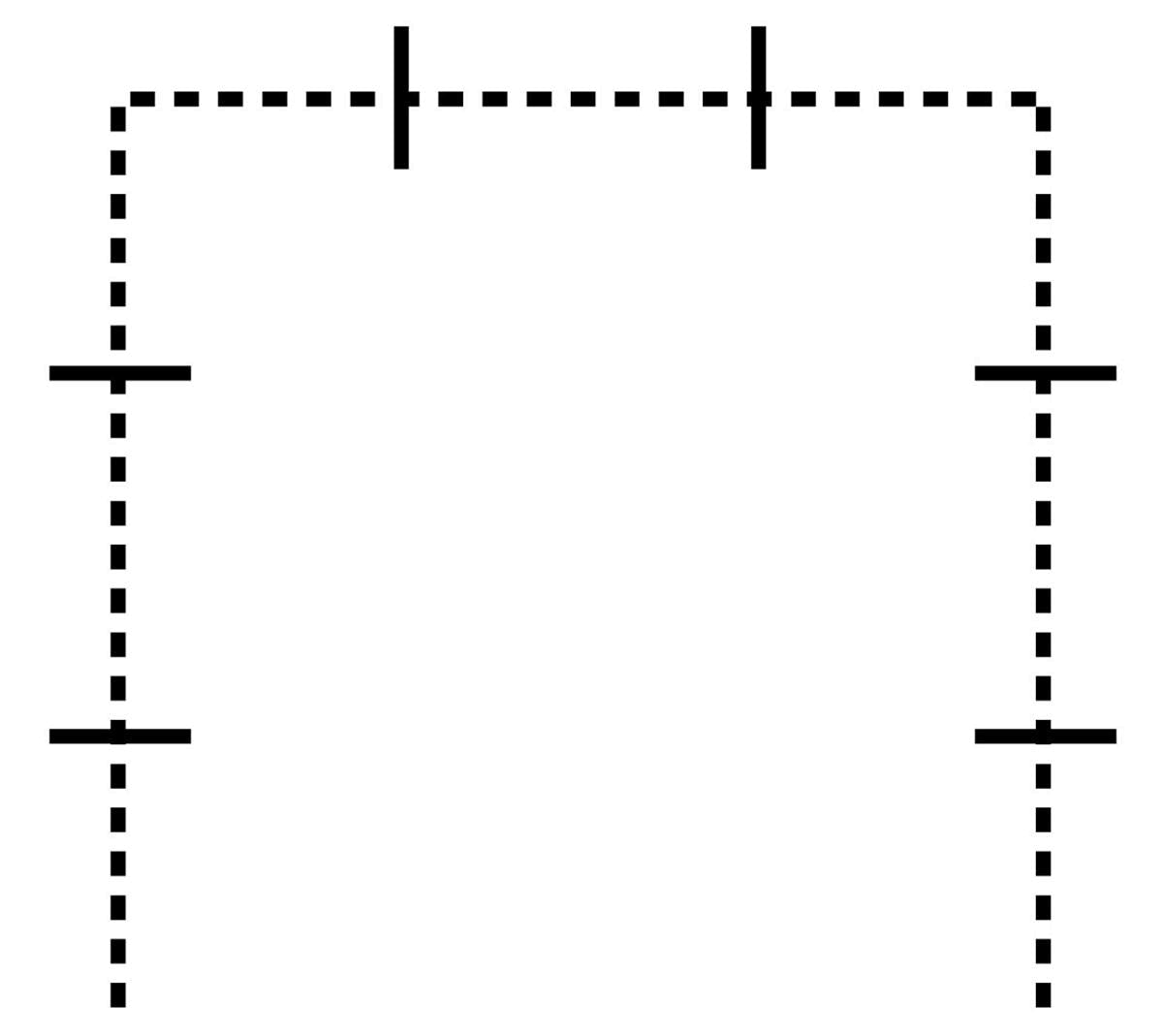U-Shaped Iron Mesh Grid Display Panels N7764