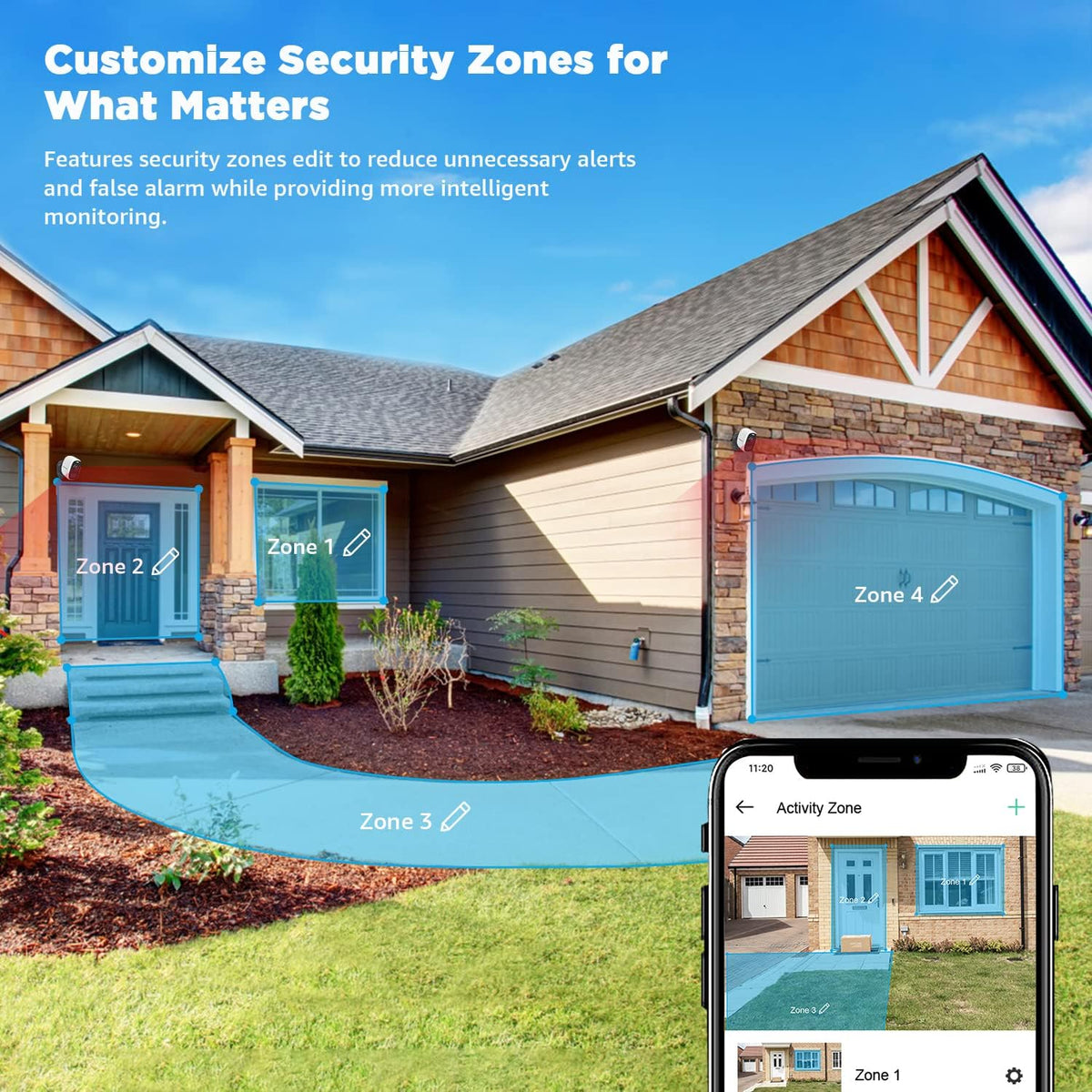 2K Solar Security Camera Wireless Outdoor Battery Powered F29499