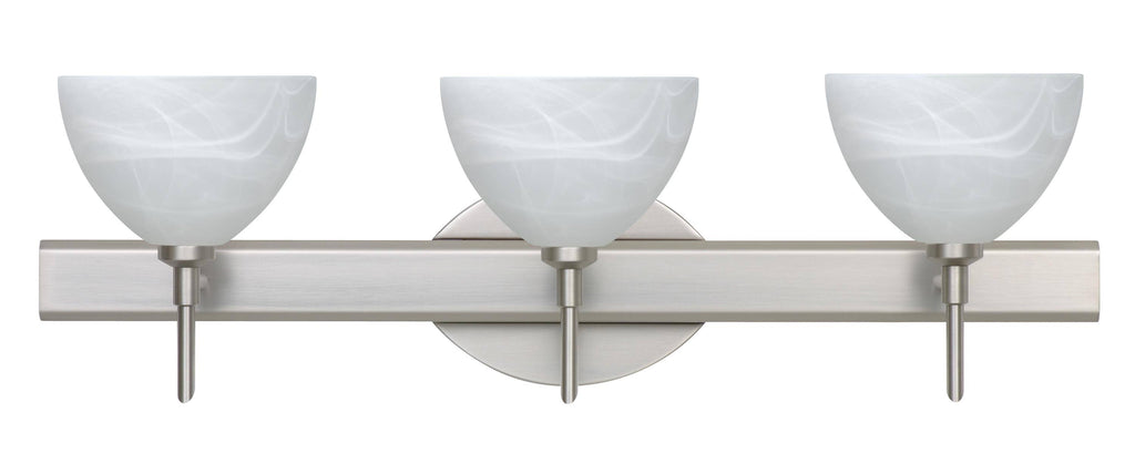 Satin Nickel Bathroom Light I53704