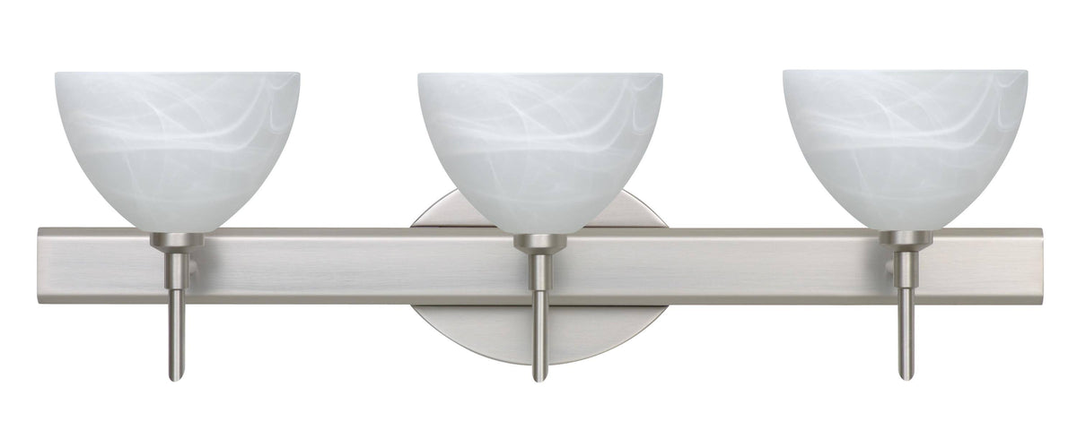 Satin Nickel Bathroom Light I53704