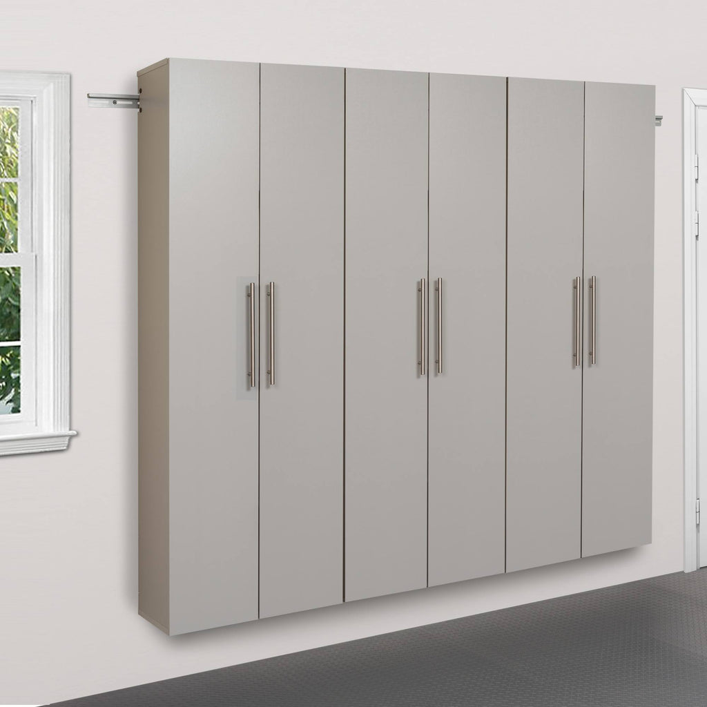 Light Gray 3-Piece Laminate Storage Cabinet Set W441