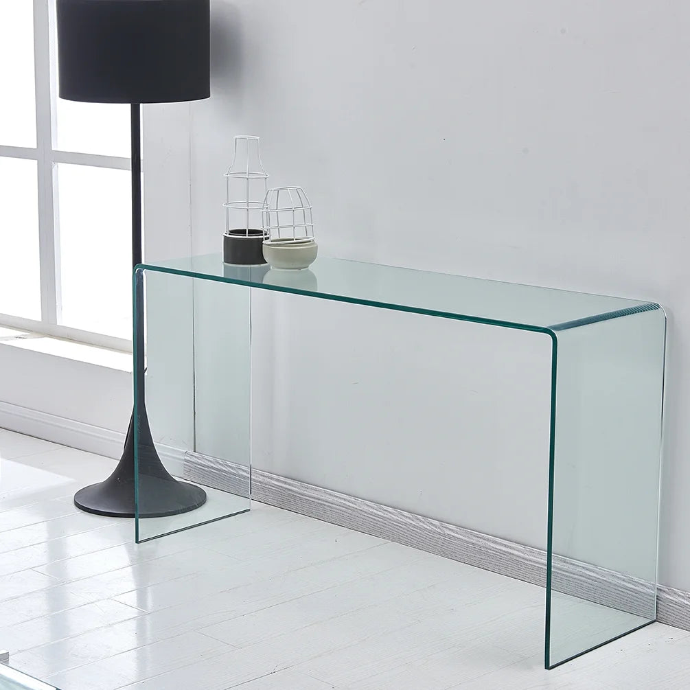 Transparent Tempered Glass Console Table A8834