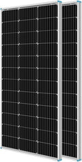 2PCS 100 Watt 12 Volt Monocrystalline Solar Panels I462