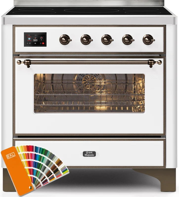 36 Induction Range with Electric Oven E649619