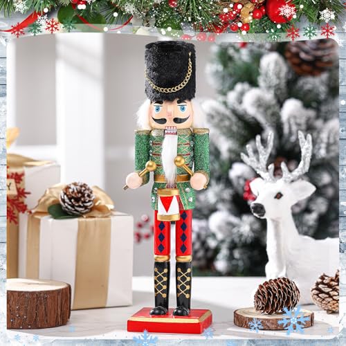 12 Inch Wooden Nutcracker Figures Christmas Decorations F359