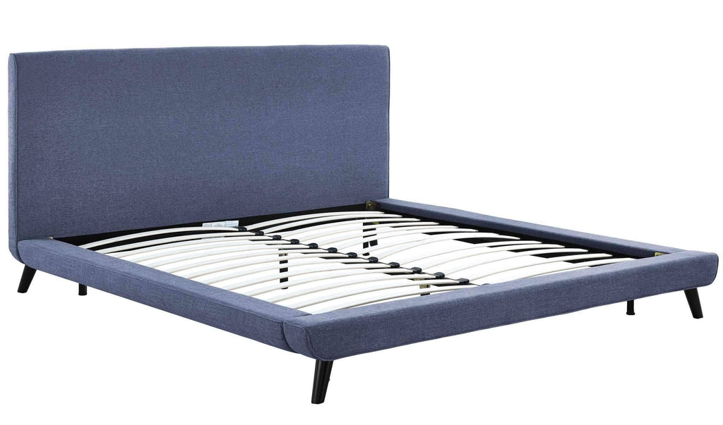 Grey Linen Full Bed N398