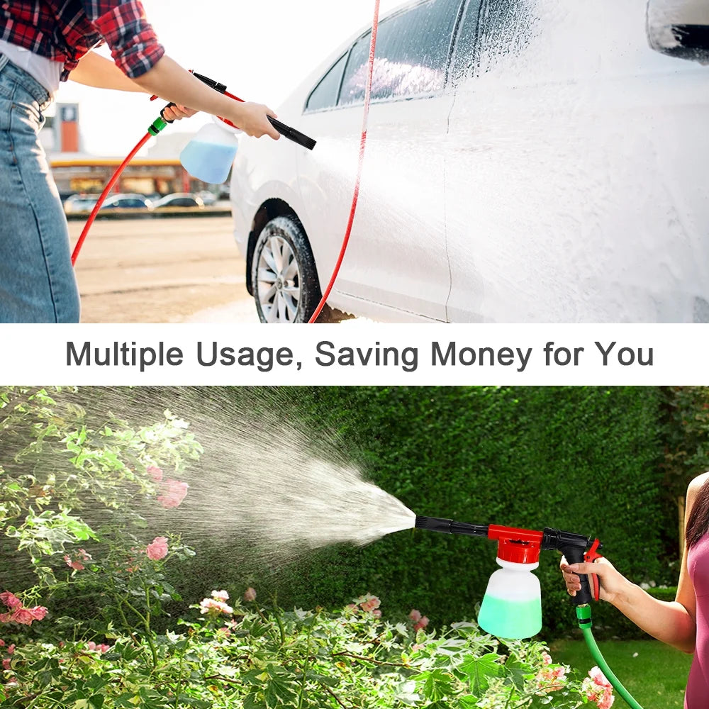 Adjustable Dial Foam Sprayer with 1 Liter Bottle J1644