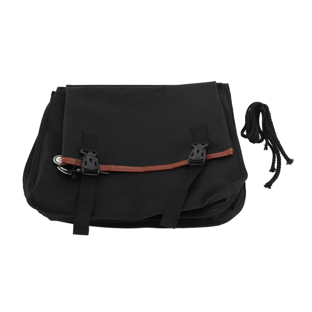 Waterproof Motorcycle Saddle Bag Canvas Travel Bag W161