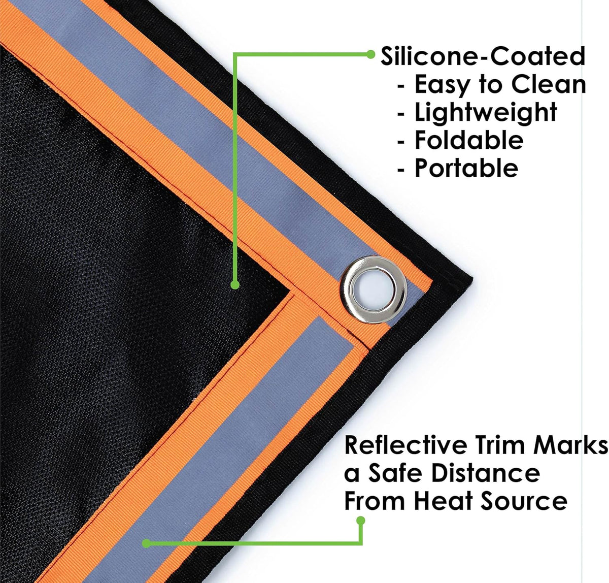 Fireproof 3 Layer Fire Pit Mat X823795
