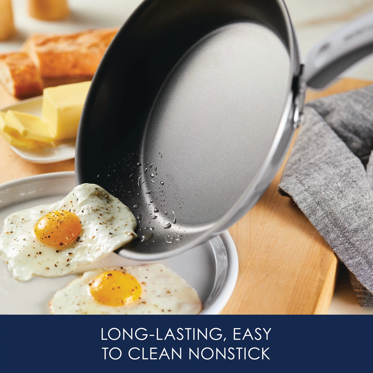 15 Piece Hard Enamel Nonstick Pots and Pans Set O474269