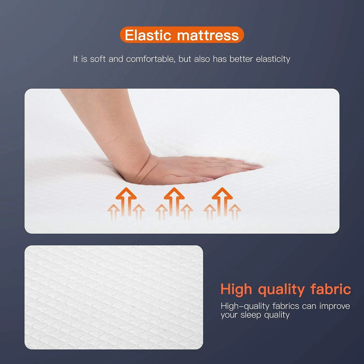 8 inch Twin Size Memory Foam Gel Mattress U40620