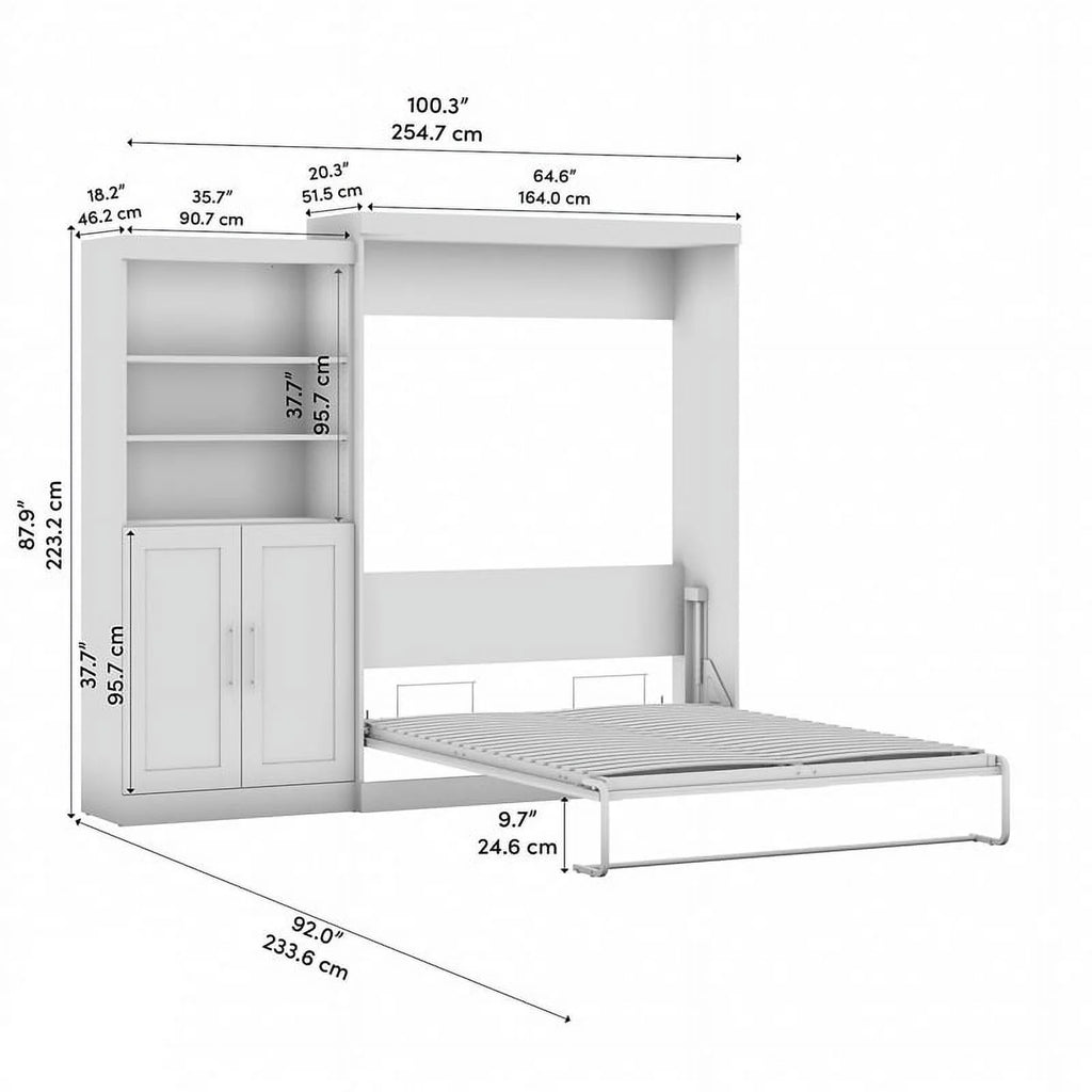 Queen Murphy Bed & Closet Organizer U878476