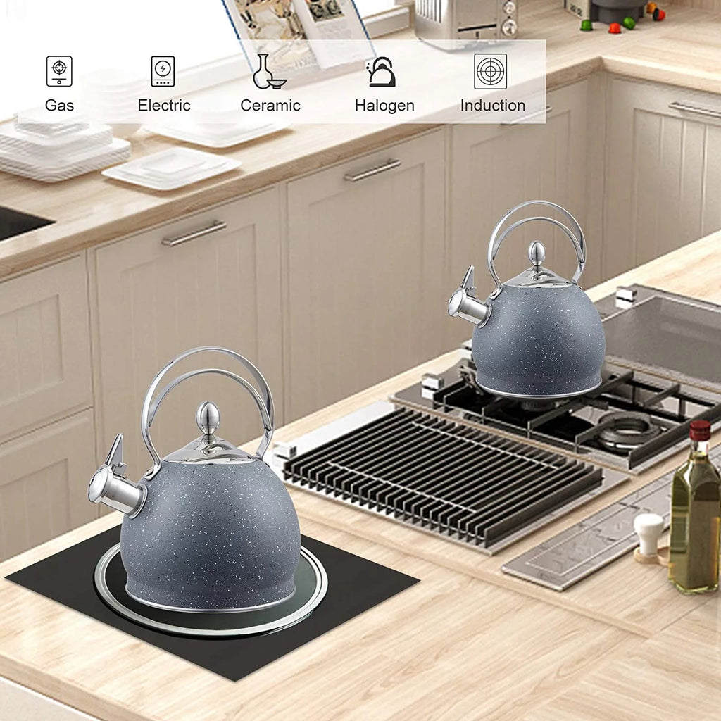 2.5 Qt Stainless Steel Whistling Tea Kettle J806545