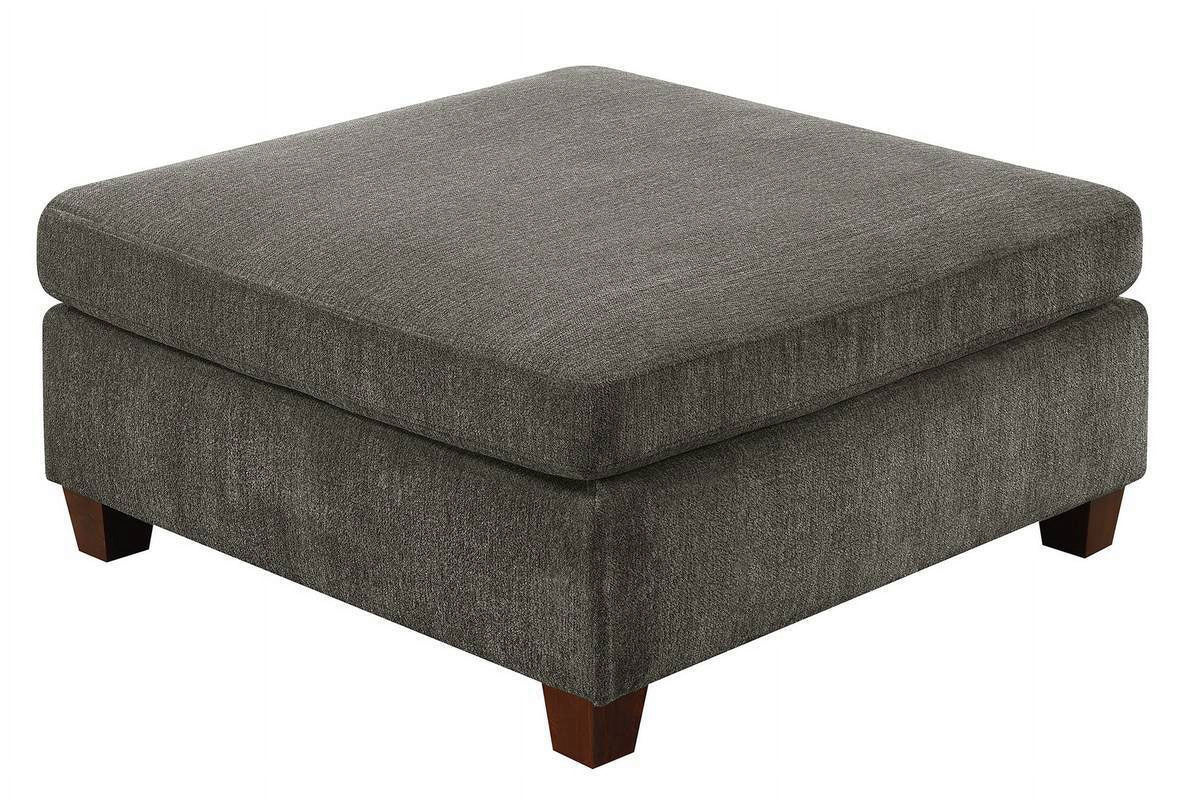 Grey Chenille Modular Sectional 6pc Set L44380