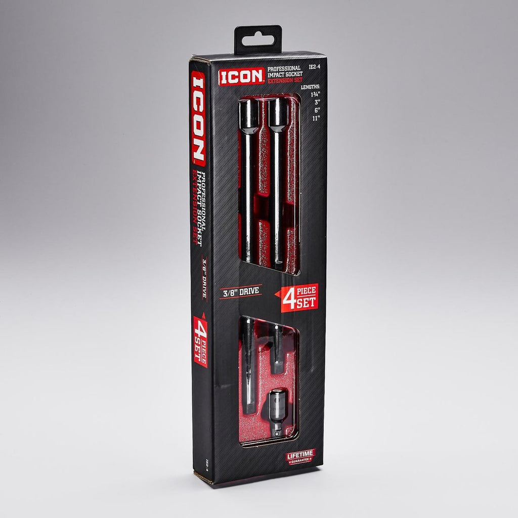 3/8 in. Drive Impact Socket Extension Set, 4 Piece U79177
