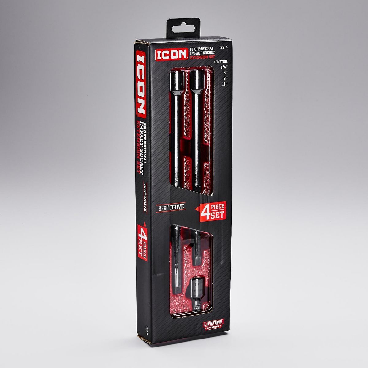 3/8 in. Drive Impact Socket Extension Set, 4 Piece U79177