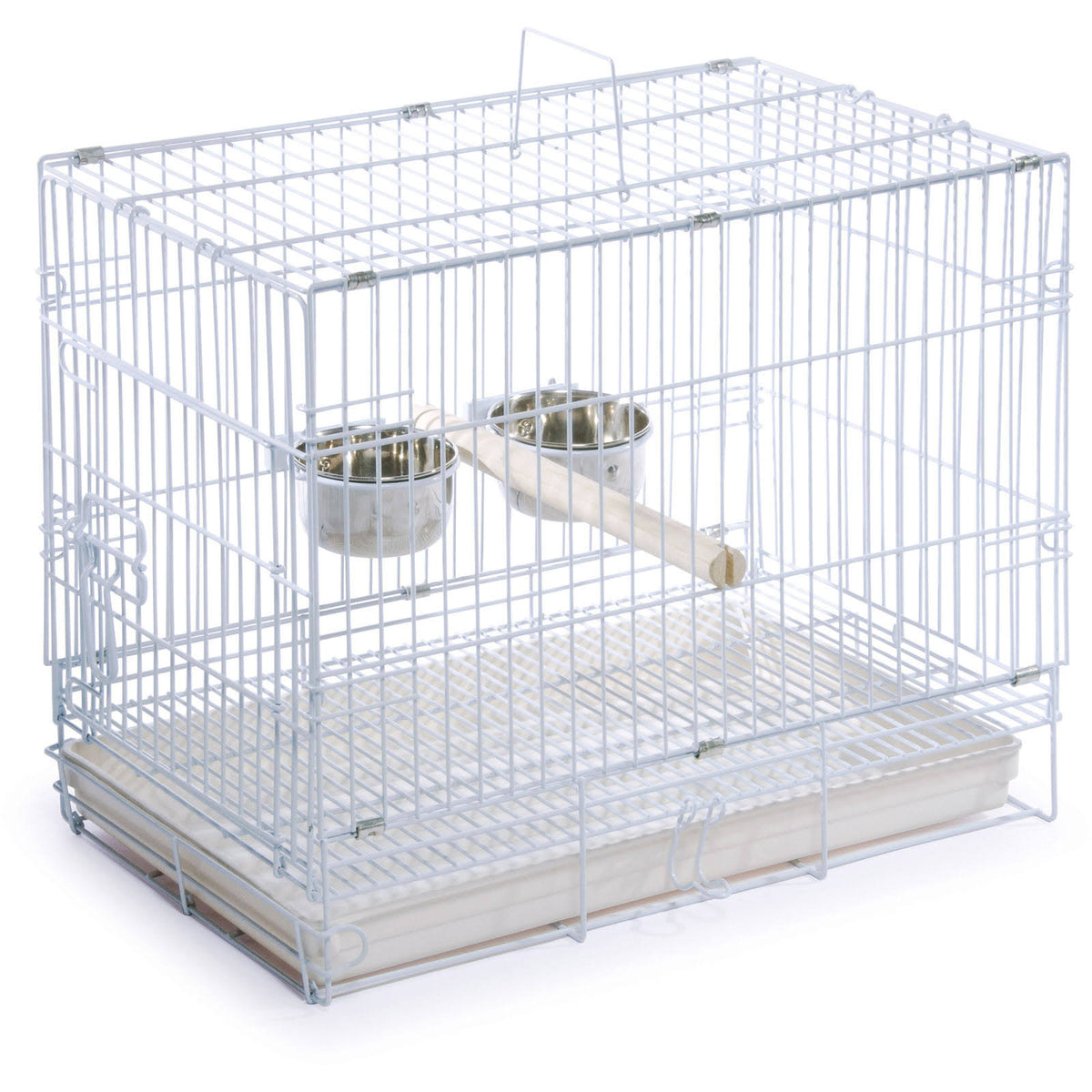 White Travel Bird Cage N431194
