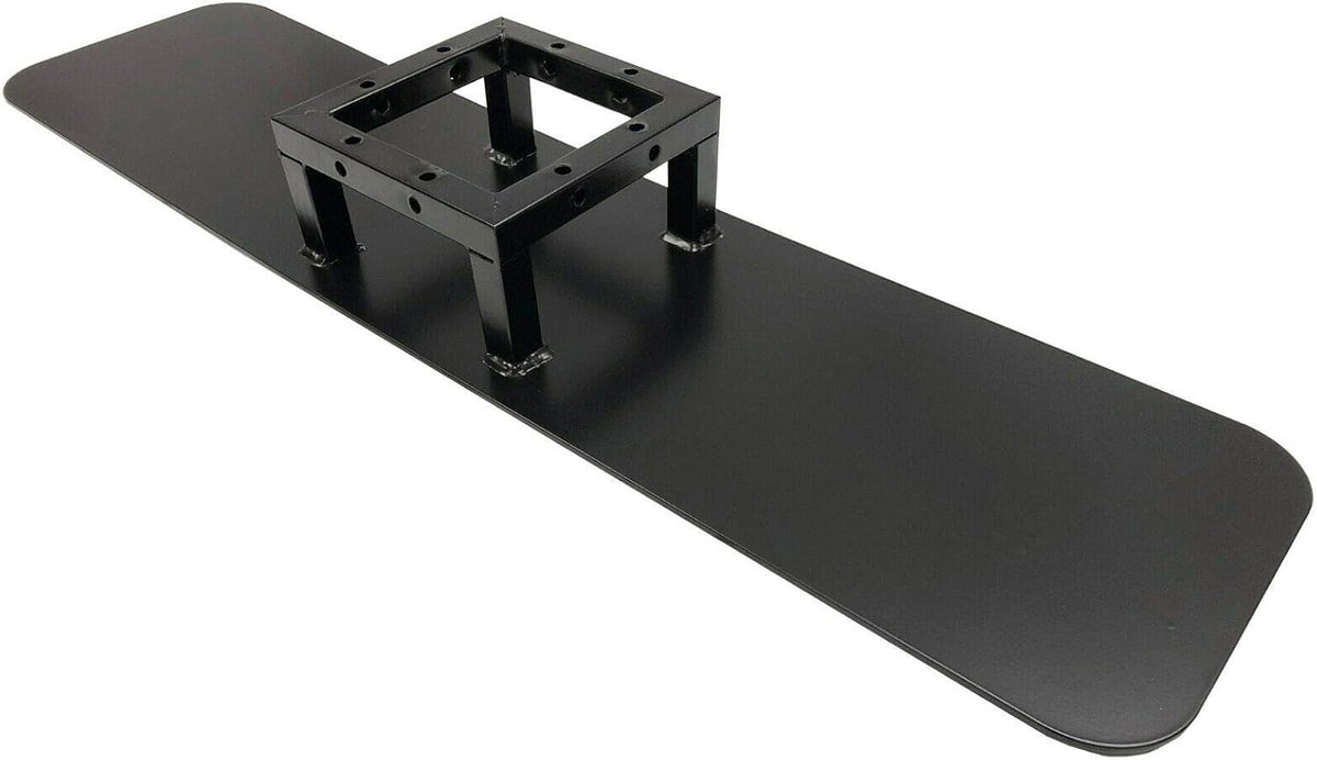 Black Square Metal Arch Truss 8 Ft. Width 7 ft. Height Portable DJ Lighting System I124