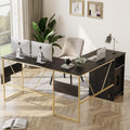 L Shaped Desk with Storage Cabinet 60 Inch Z6793