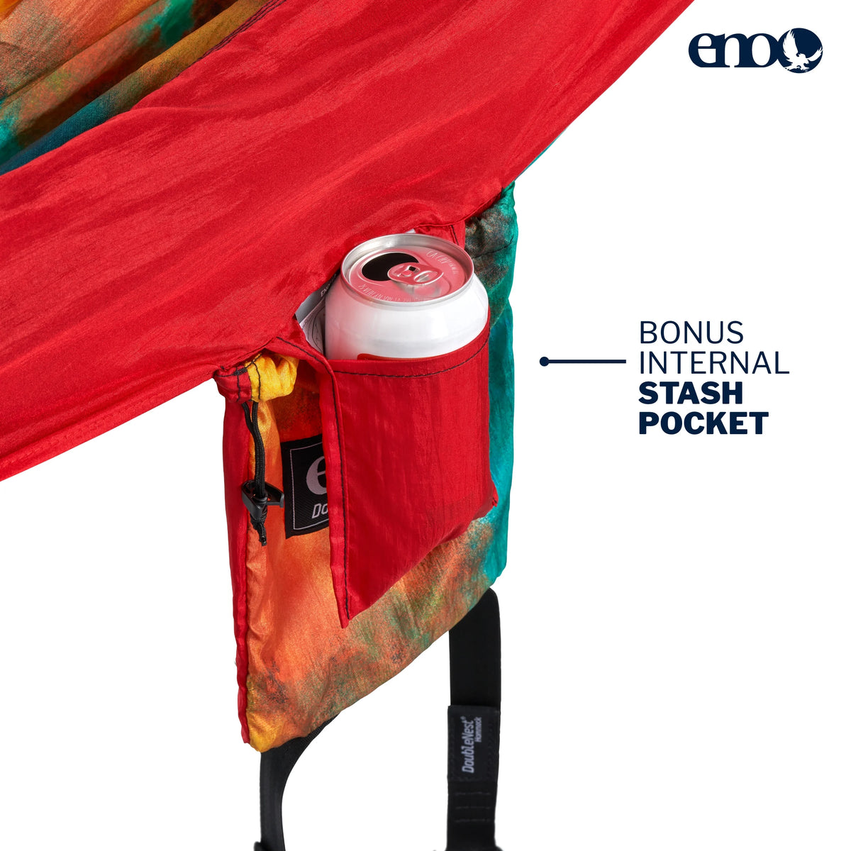 Tie Dye/Red DoubleNest Hammock P91639