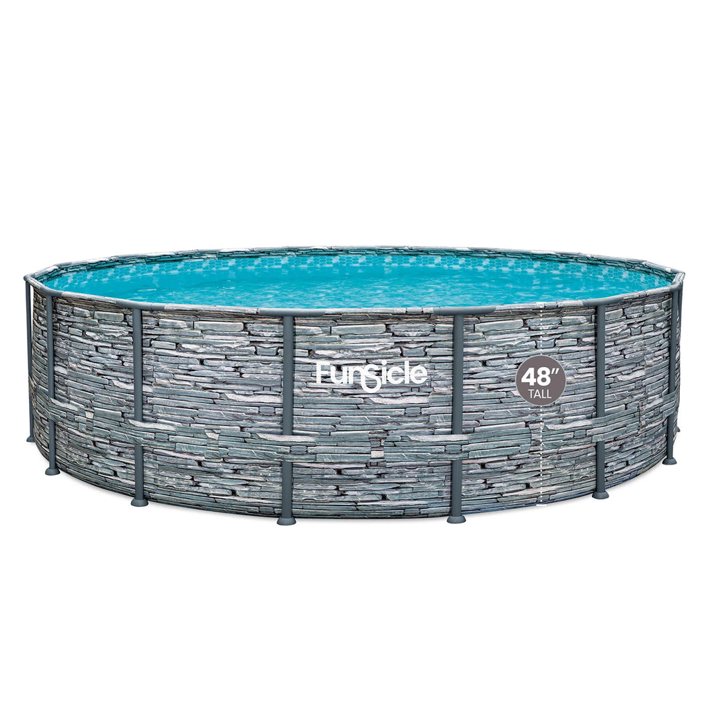 16' x 48" Round Frame Pool with Debris Cover L205678