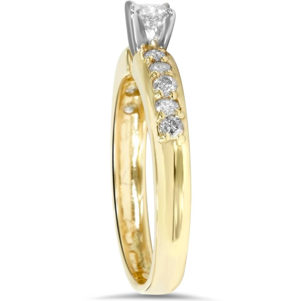 14K Yellow Gold Solitaire Ring P58400