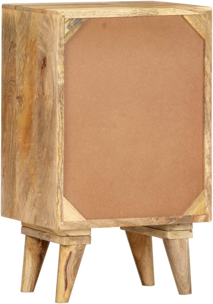 Solid Mango Wood Bedside Cabinet N42600