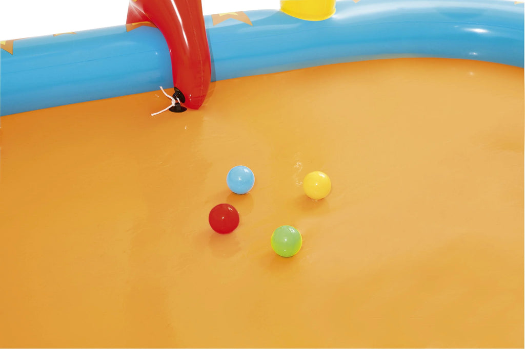 Inflatable Play Pool Center with Slide E2037