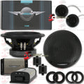 6.5-inch 2-way Car Audio Component Speakers G2473