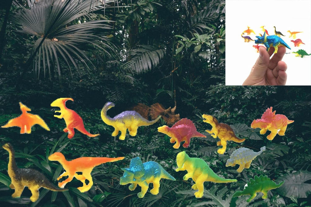 24 Packs Mini Plastic Dinosaur Toys G78229