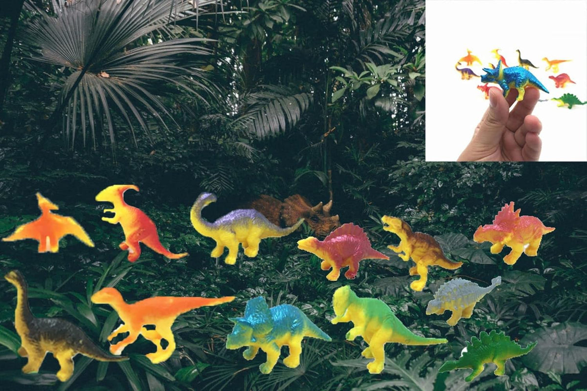 24 Packs Mini Plastic Dinosaur Toys G78229