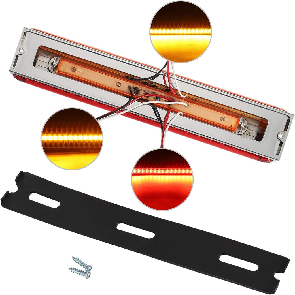 12 Inch Triple Face LED Trailer Light Bar N4674