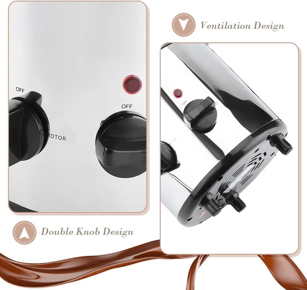 4 Tier Electric Stainless Chocolate Fondue Fountain Y859