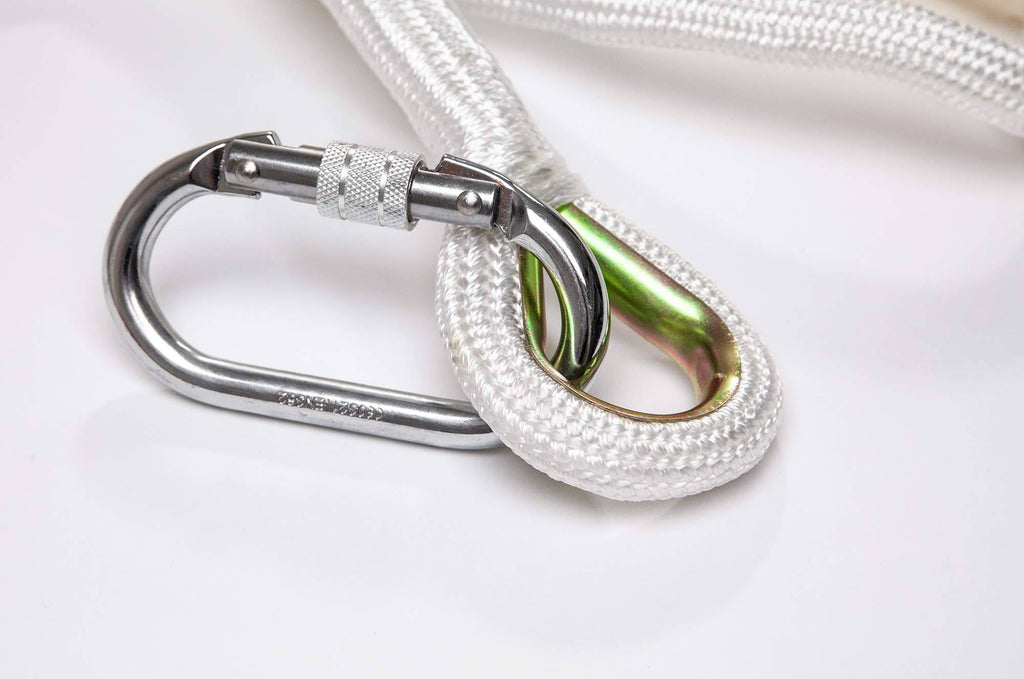 16 ft Flame Resistant Fire Escape Rope Ladder with Hooks T423