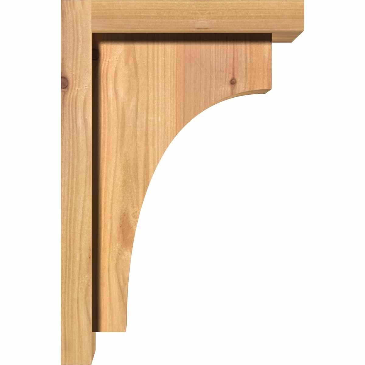 5 1/2x22W x 14x22D x 30x22H Smooth Corbel with Backplate F682