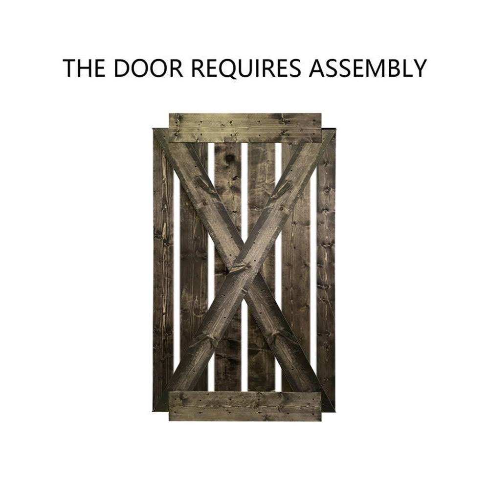 36 in. x 84 in. Solid Knotty Pine Wood Interior Sliding Barn Door Slab H7141