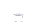 White Marble Top End Table I54915