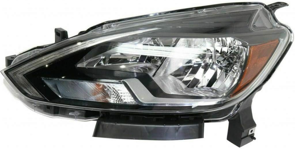 Passenger Side Black Trim Headlight for Nissan Sentra 2016 2017 2018 G177792