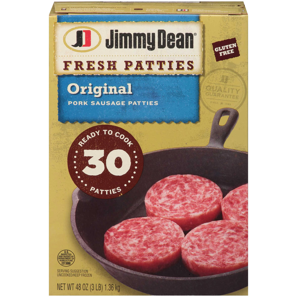 Pork Sausage Patty, 3 Pound Y8569