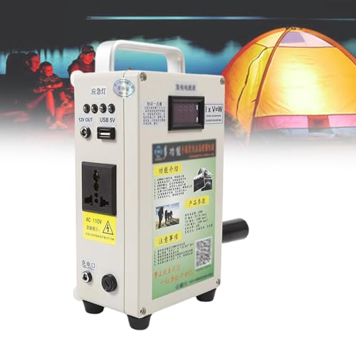 500W Crank Generator with Outlets DC/USB W200