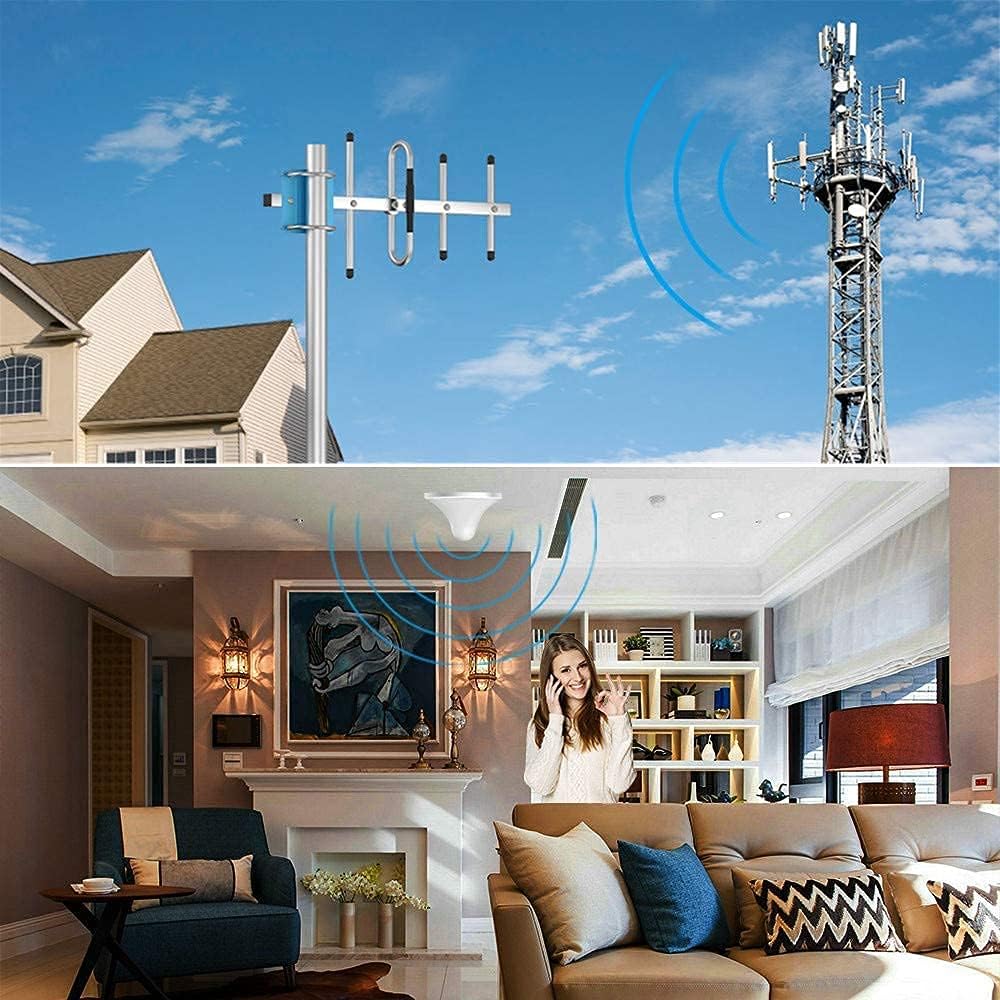 Blue Cell Phone Signal Booster 5G 4G LTE 700MHz Band 12/17 FDD T181105