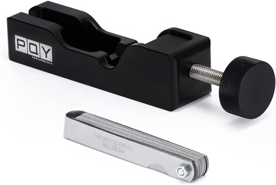 Pack of 2 Universal Spark Plug Gap Tool (red+feeler gauge) F461899