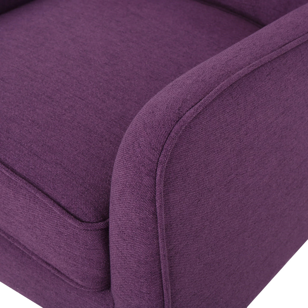 Purple Fabric Arm Chair Y83881