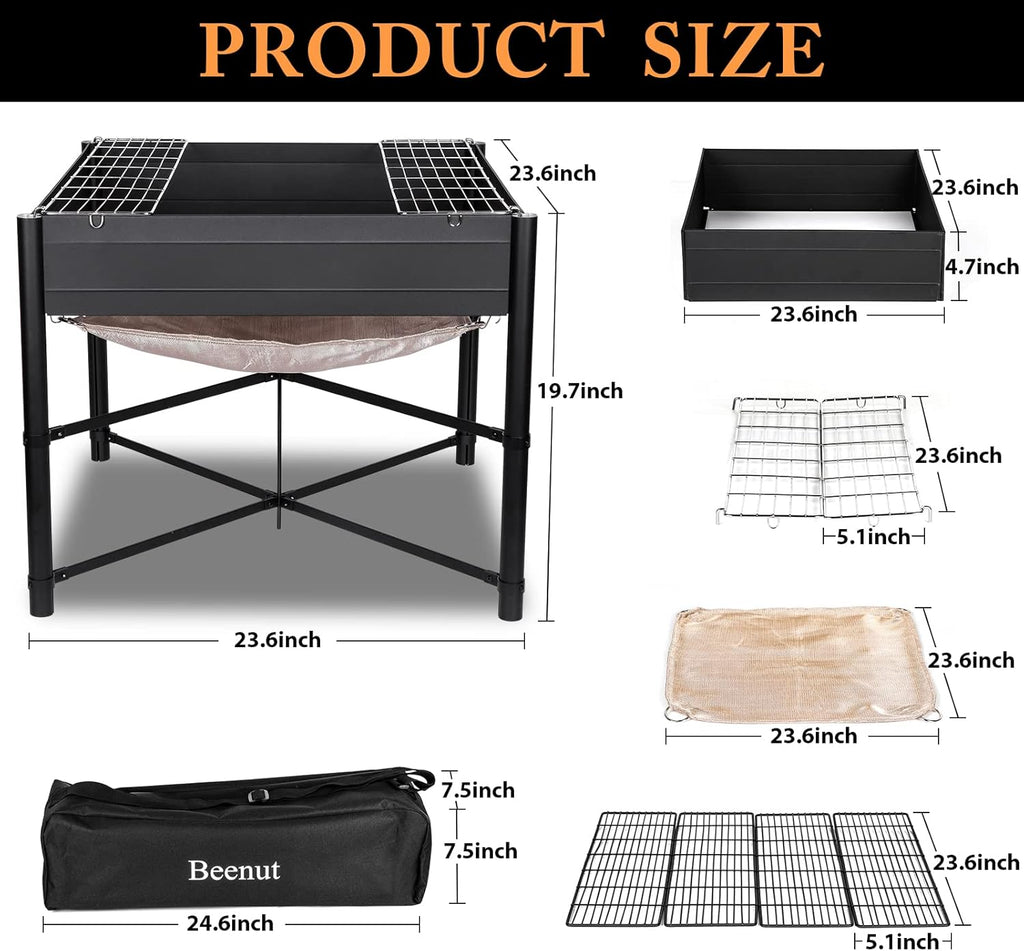 Portable Smokeless Wood Burning Fire Pit Q689