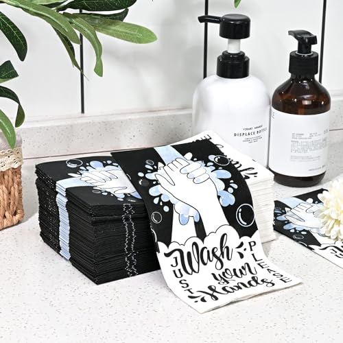 100 PCS 3 Ply Disposable Hand Towels A310